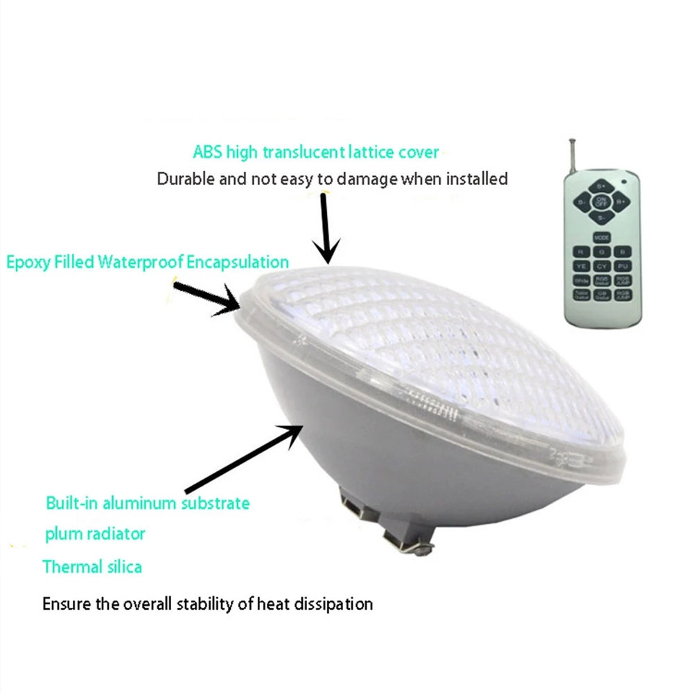 45W 25W PAR56 RGB LED Swimming - Xy Spa & Wellness ulasan dan harga