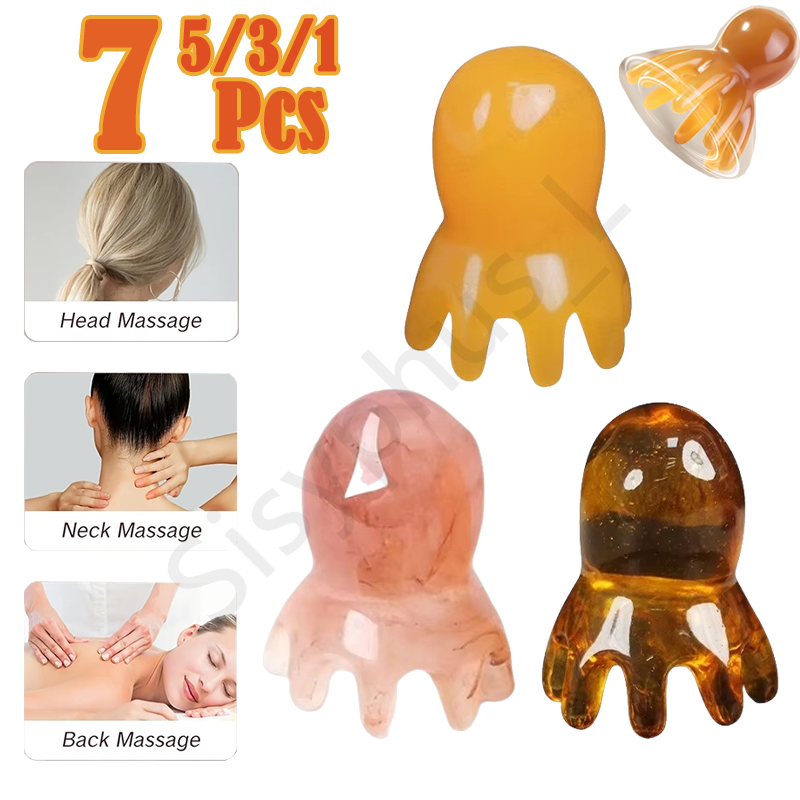 Portable Resin Octopus Comb  S - Spa Wellness Massage ulasan dan harga