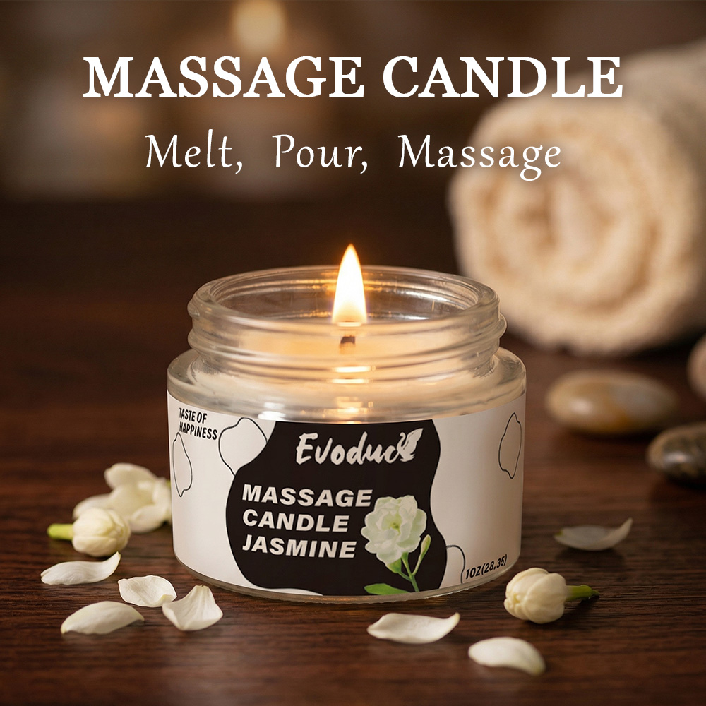 Massage Oil Candle Jasmine Soy - Massage Candle Melting ulasan dan harga