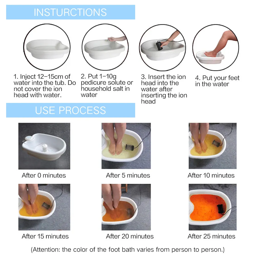 Ionic Foot Bath Detox Ionic De - Spa Wellness Massage ulasan dan harga