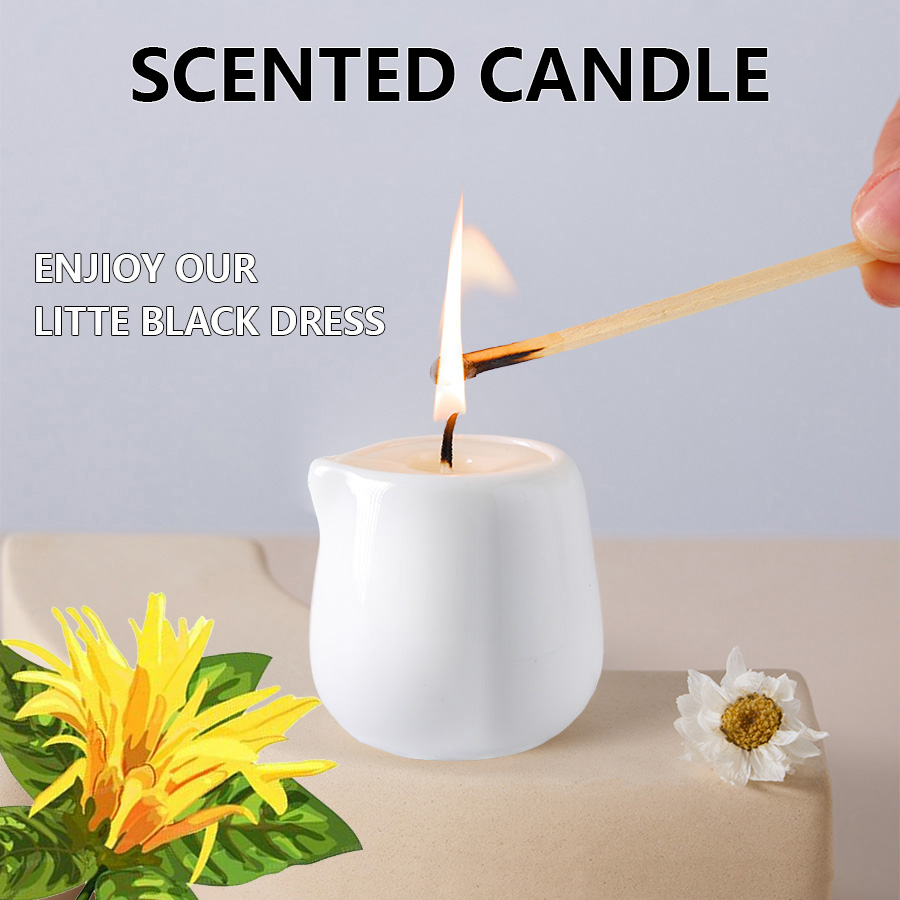 Ceramic Massage Oil Candle Lit - Massage Candle Melting ulasan dan harga