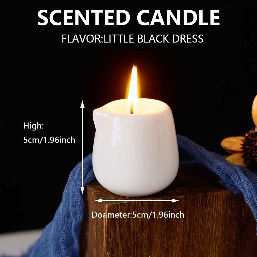 Ceramic Massage Oil Candle Lit - Massage Candle Melting ulasan dan harga