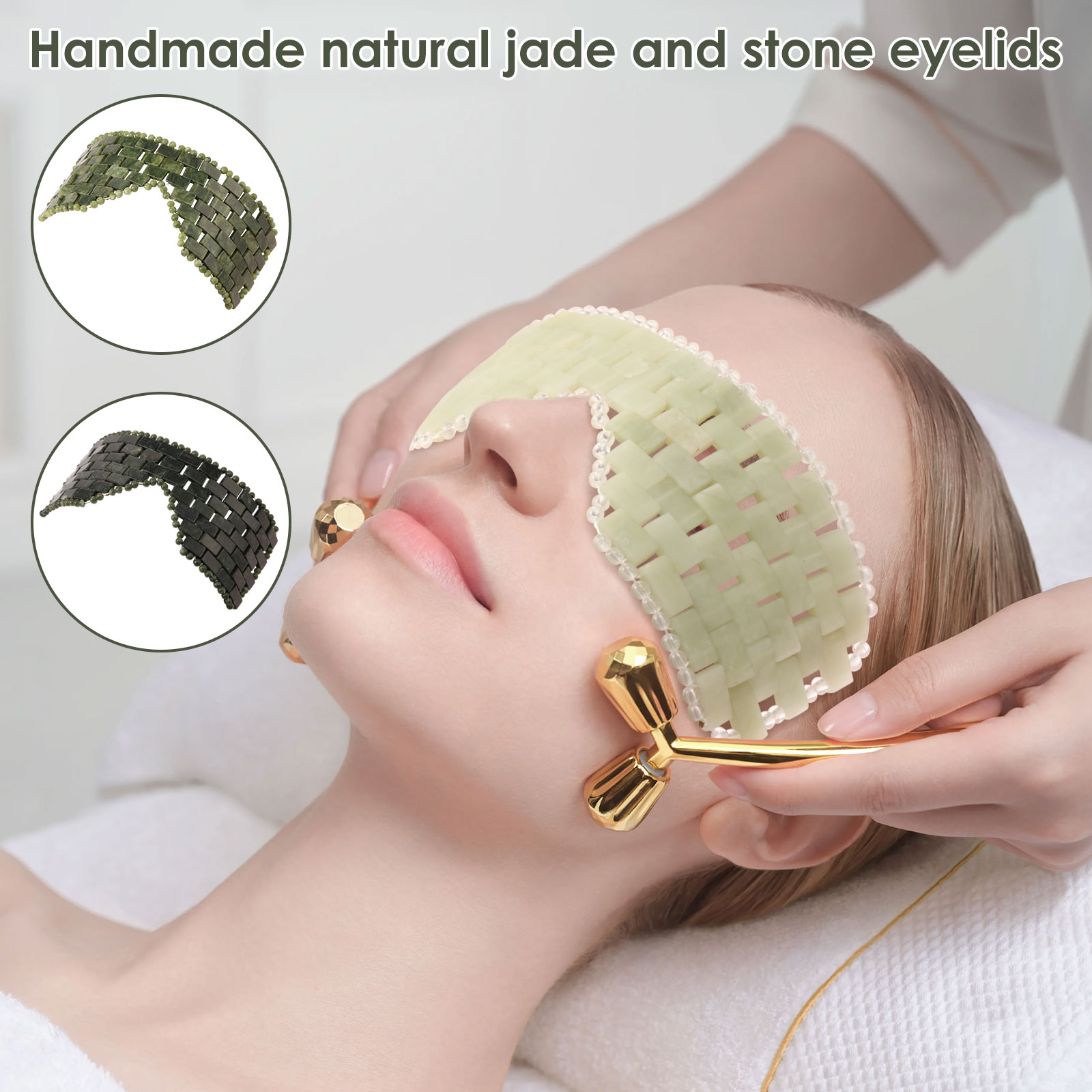 Jade Eye Mask Portable Jade St - Spa Wellness Massage ulasan dan harga