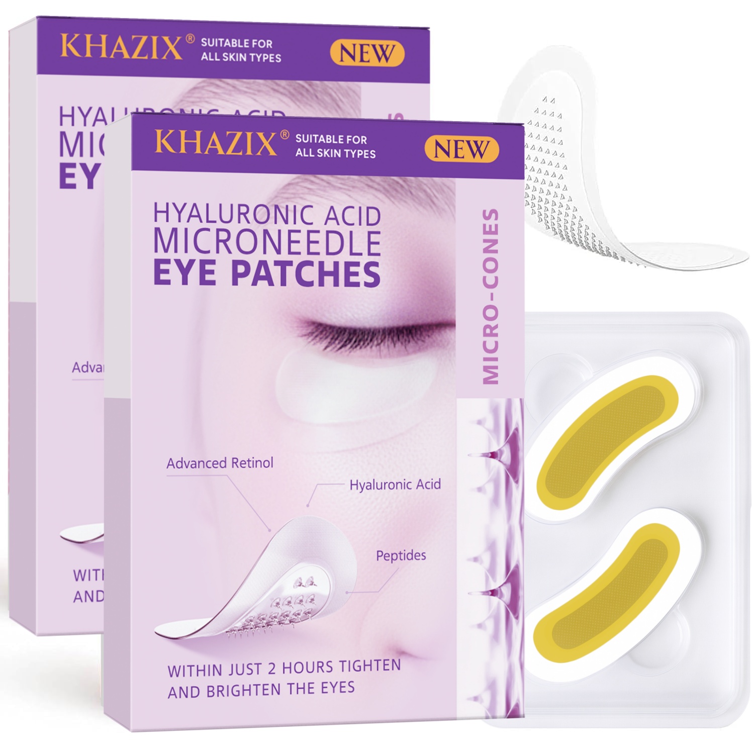 Hyaluronic Acid Retinol Micron - Microneedle Patch Eye ulasan dan harga